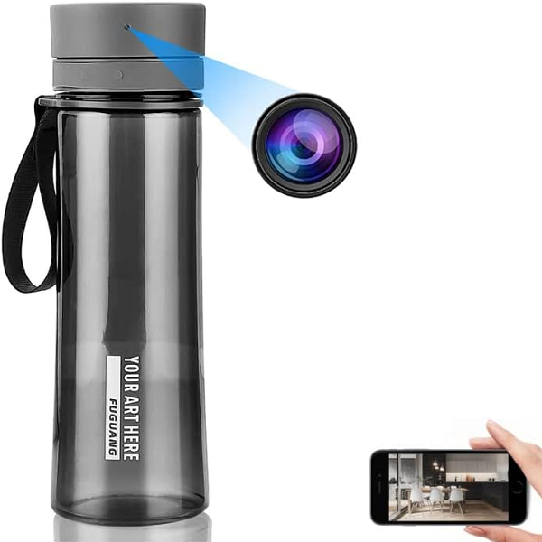 Botella con Cámara Espía