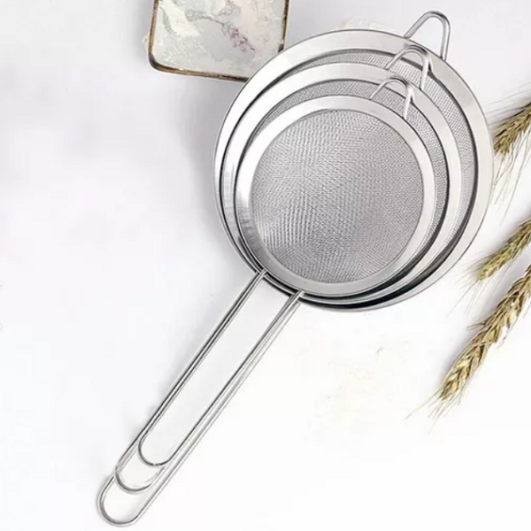 Set de 3 Coladores de Acero Inoxidable