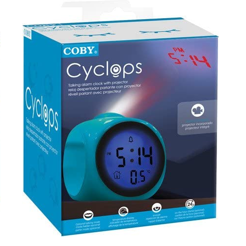 Reloj despertador con proyección