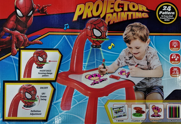 Proyector con mesa para dibujar