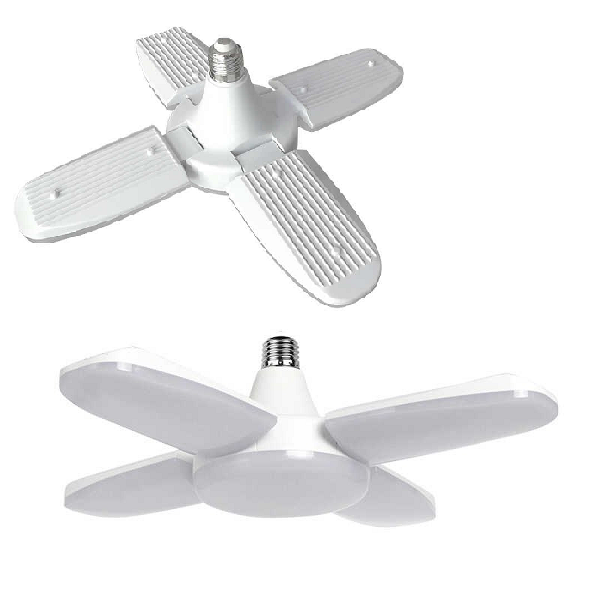 Lámpara solar cuádruple