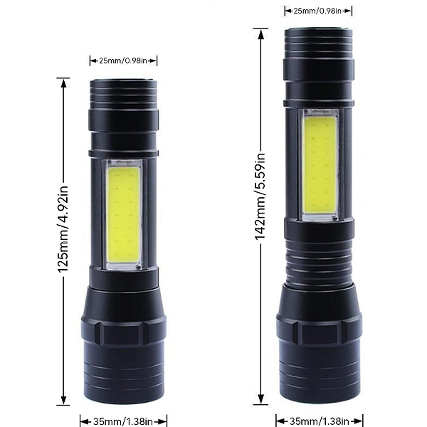 Linterna Doble Luz Led