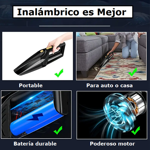 Aspiradora Inalámbrica para Auto