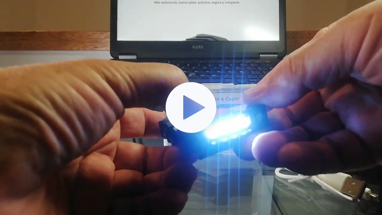 Linterna para Gorra con Clip, Sensor y Recargable, www.comprasin.com