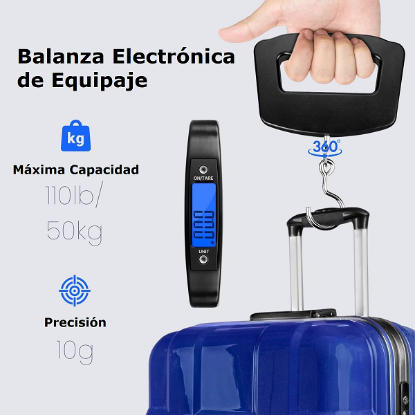 Balanza electrónica para equipaje