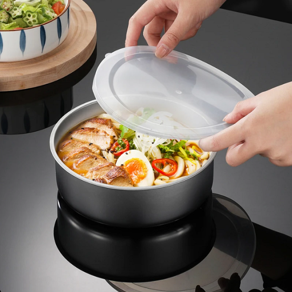 Set de 5 contenedores de acero inoxidable