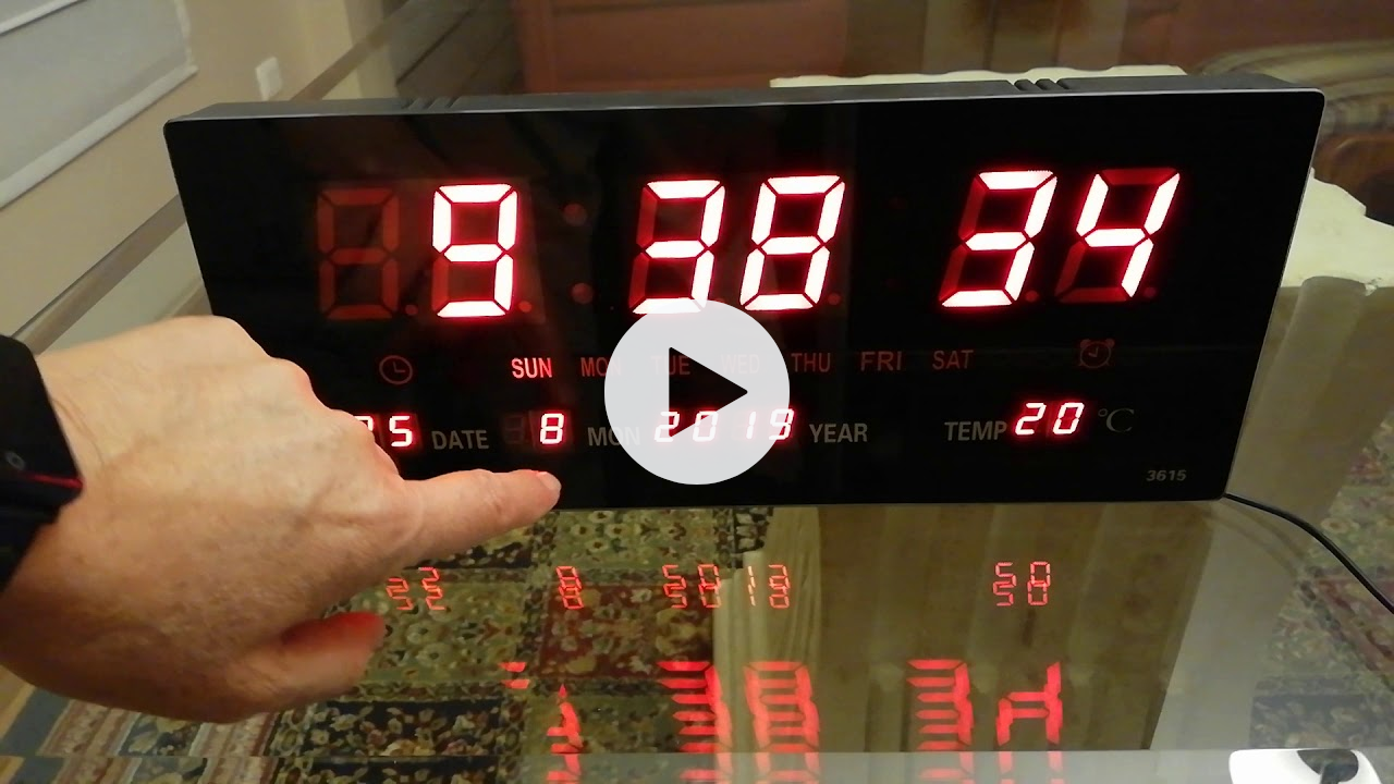 Reloj de pared led, www.comprasin.com