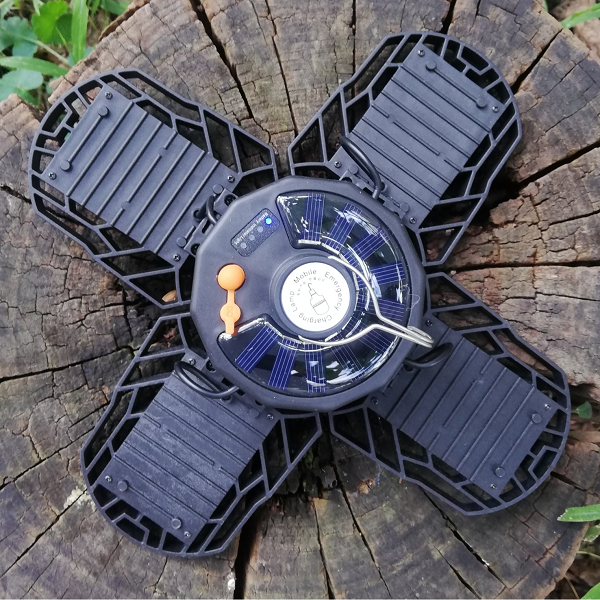 Lámpara solar deformable