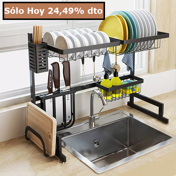 Escurridor de vajilla sobre fregadero M65