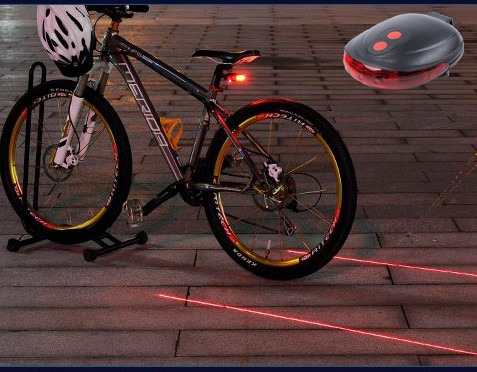 Luz Láser para bicicleta