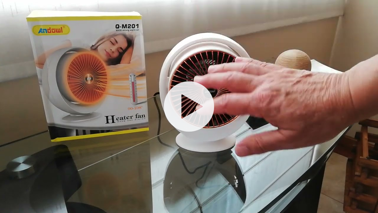 Calefactor con Ventilador 800w Andowl Q-M201, www.comprasin.com