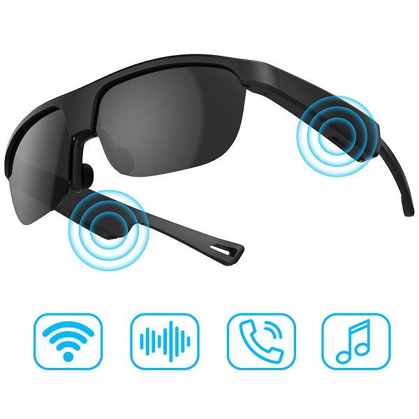 Gafas Inteligentes UV400 con Bluetooth G02