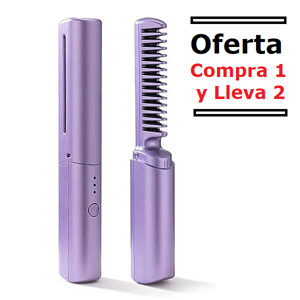 Mini Plancha de Pelo Recargable