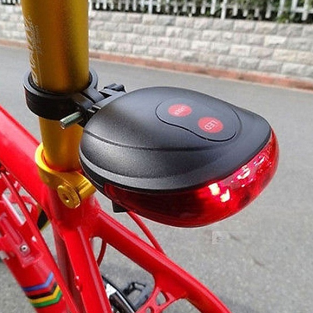 Luz láser para bicicleta