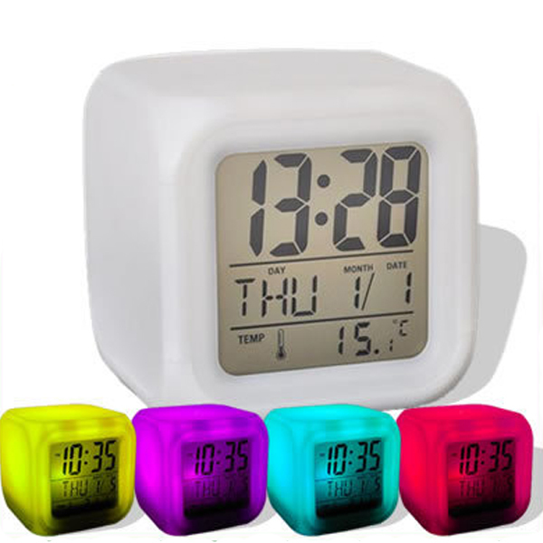Reloj Cubo Multicolor