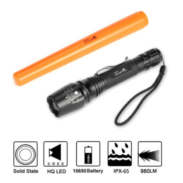 Linterna Ultra Poderosa con Cono