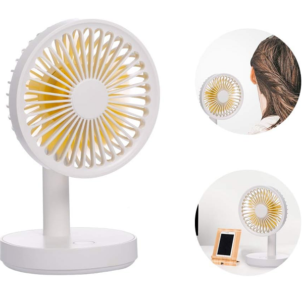 Ventilador de Mesa Portátil y Recargable
