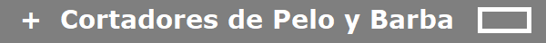 Cortadores de pelo y barba