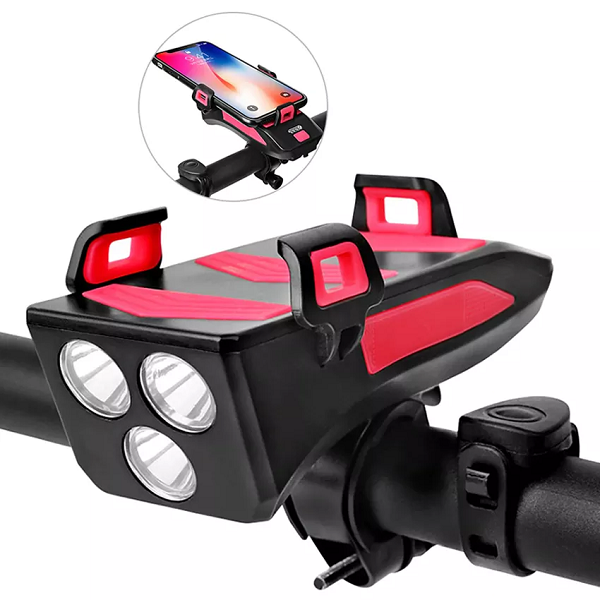 Lámpara de bici 4 en 1