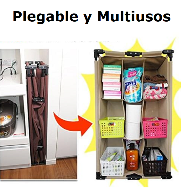 Estante de Almacenamiento Plegable Multiusos