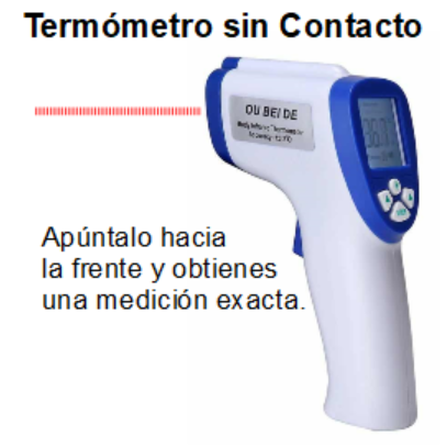 Termómetro sin contacto