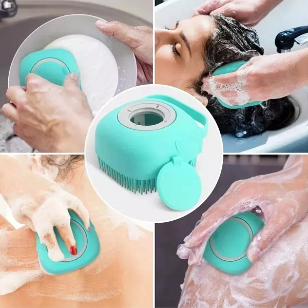 Cepillo Masajeador de Silicona