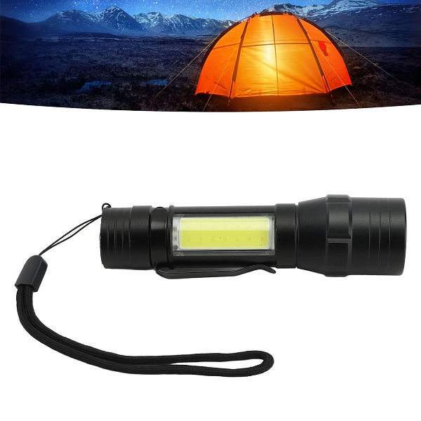 Linterna doble luz led