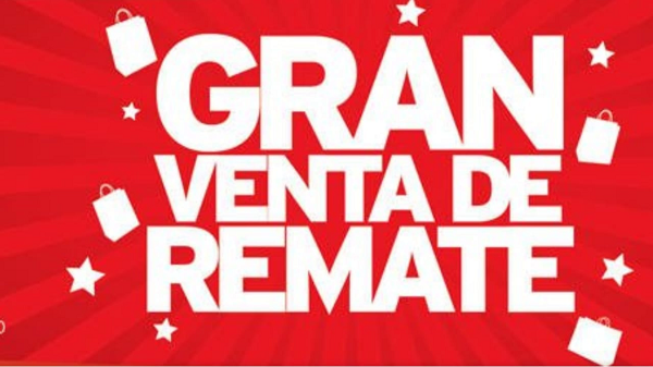 Gran remate de mercadería