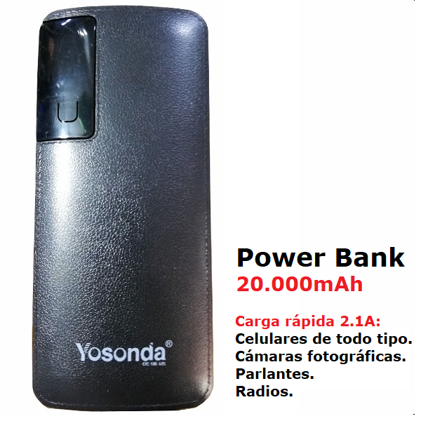 Power Bank Yosonda de 20000mah