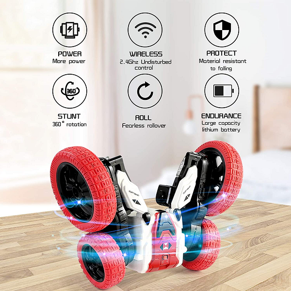 Auto de acrobacias a control remoto