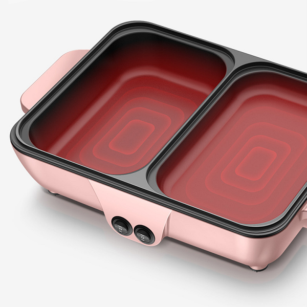 Sartén eléctrico doble