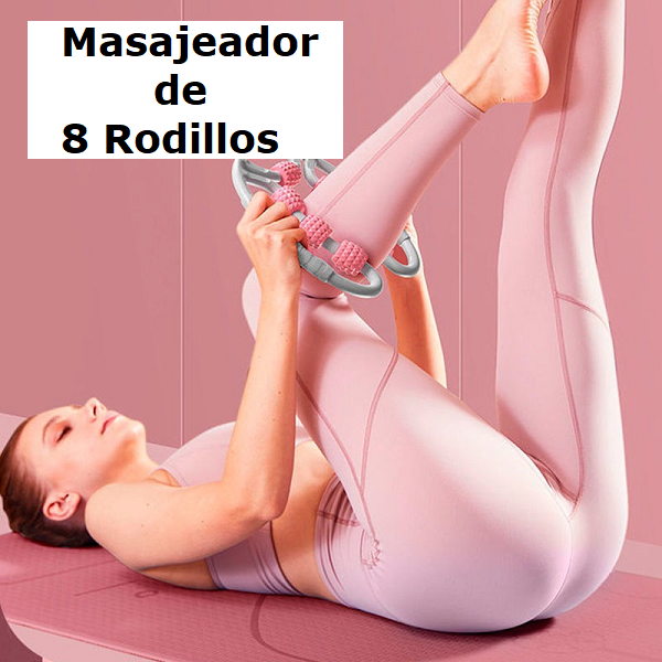 Masajeador de 8 rodillos