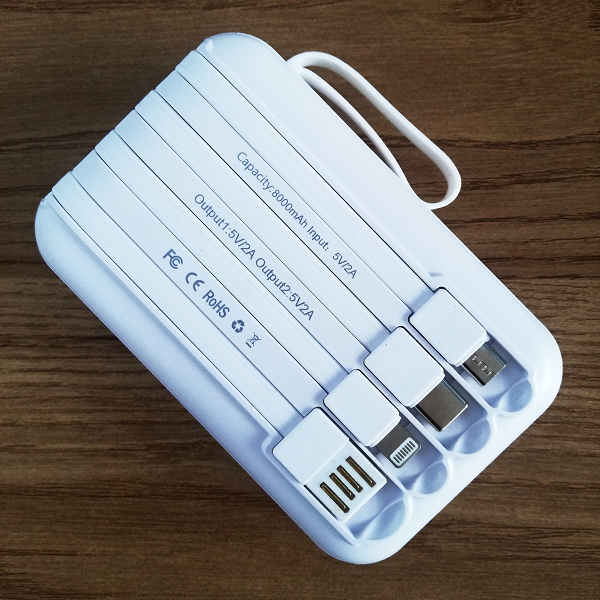 Mini Cargador Power Bank 8.000mAh.