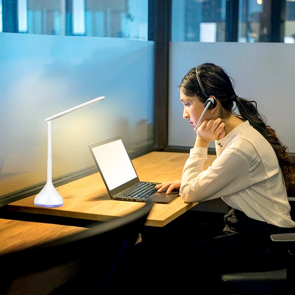 Lámpara con Reloj Despertador