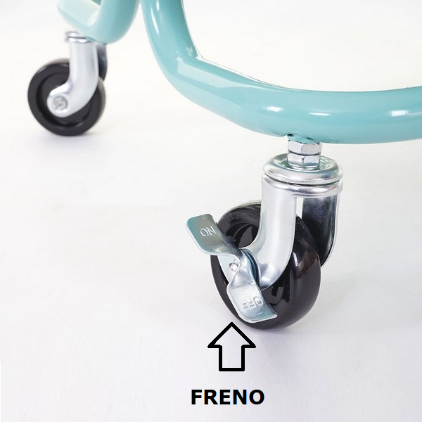 Estante Metálico con Ruedas de 3 Niveles