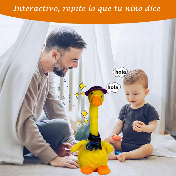 Pato que repite lo que dices