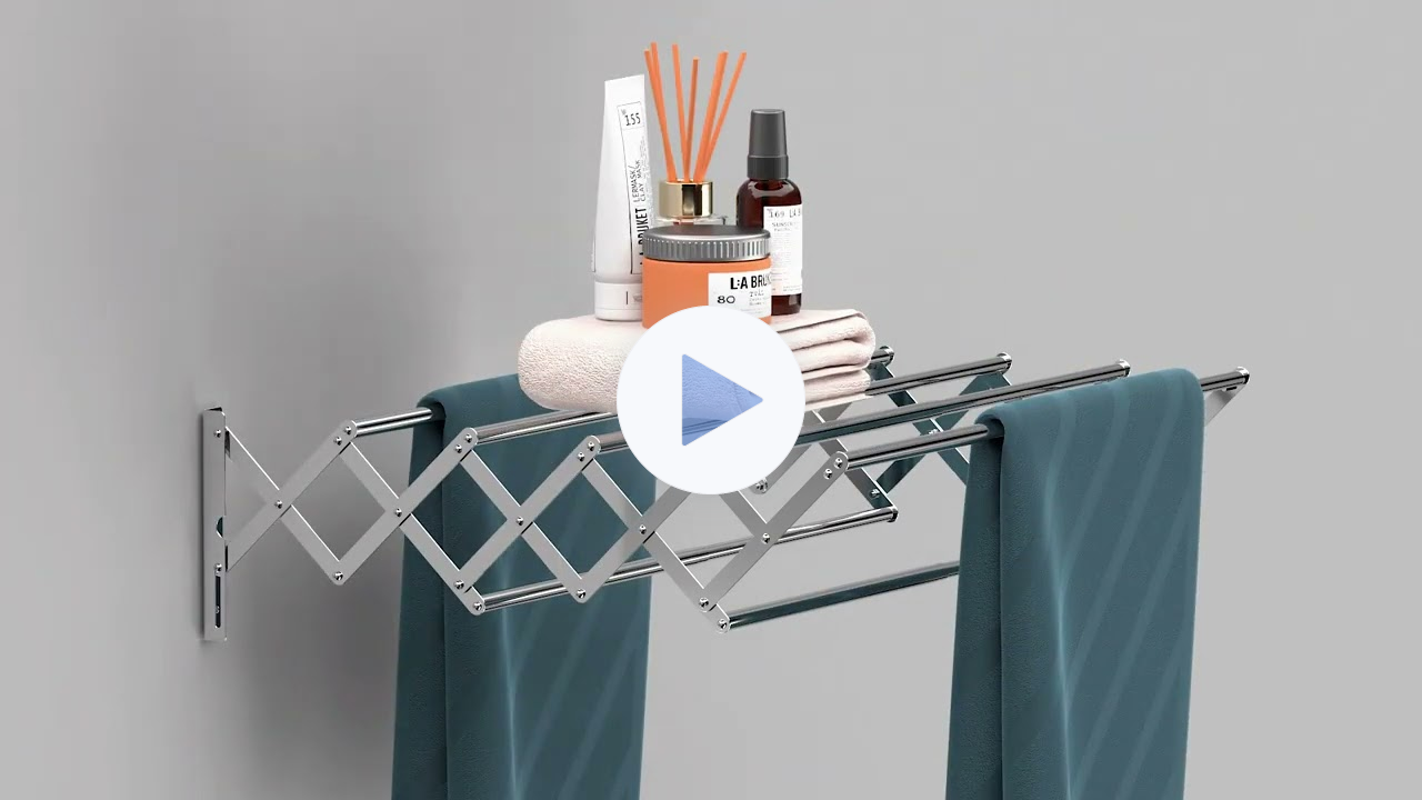 Estante de Secado de Ropa Plegable de Aluminio, www.comprasin.com