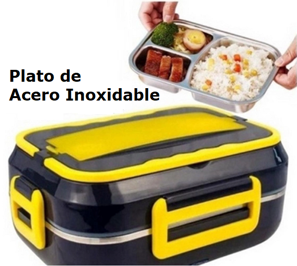 Lonchera Eléctrica con Plato de Acero Inoxidable