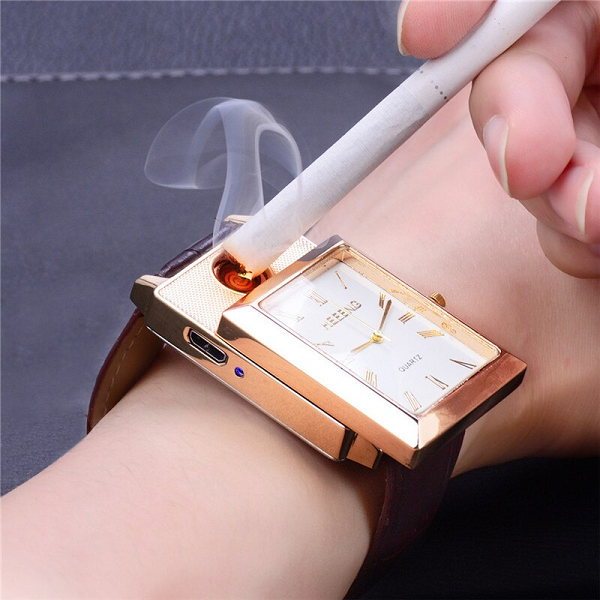 Reloj encendedor de cigarrillos
