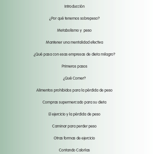 Libro digital Como perder peso sin pasar hambre