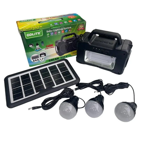 Sistema de Iluminación Solar GD-3000A