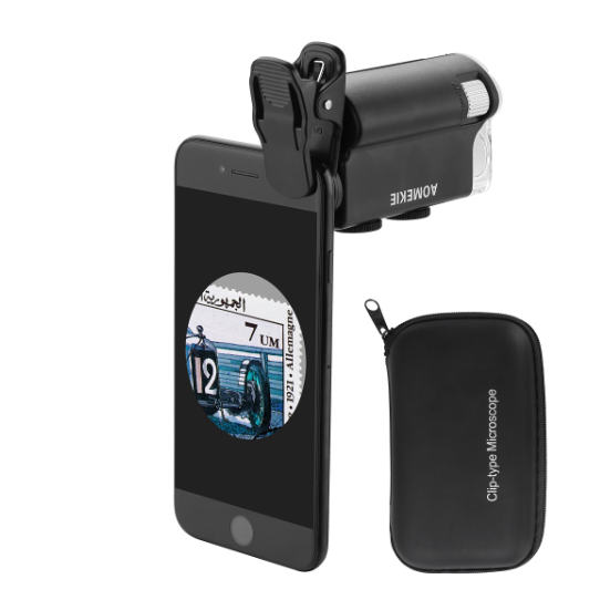 Microscopio de celular con clip