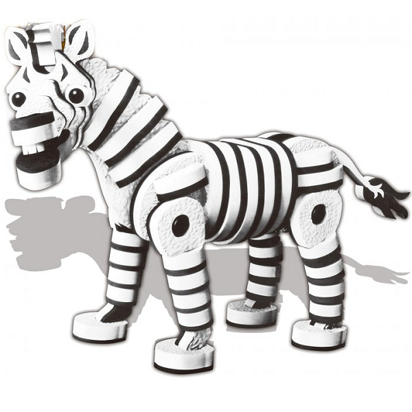 Rompecabezas Zebra 3D