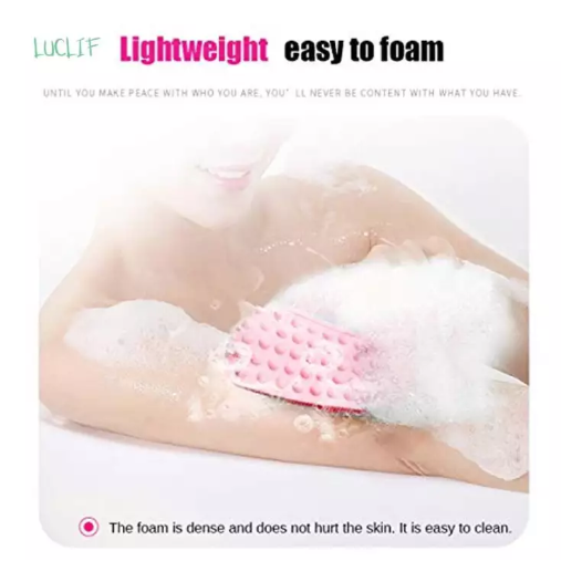 Cinturón masajeador y limpiador de baño