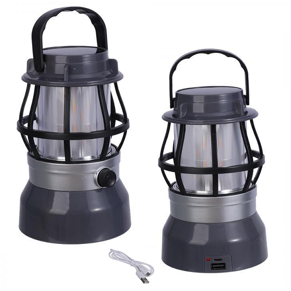 Lámpara de Campamento Solar y Usb