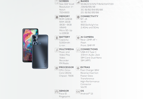 Smartphone LOGIC L66 PRO