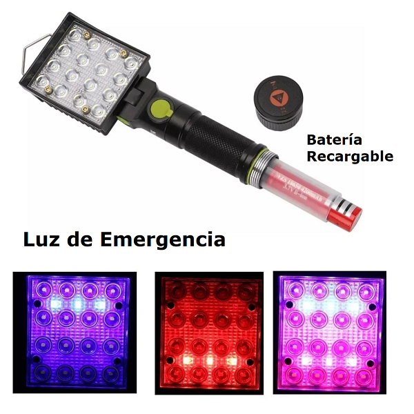 Linterna multiusos con imán