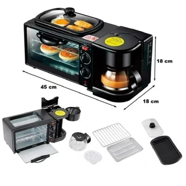 Super estación de desayuno 3 en 1