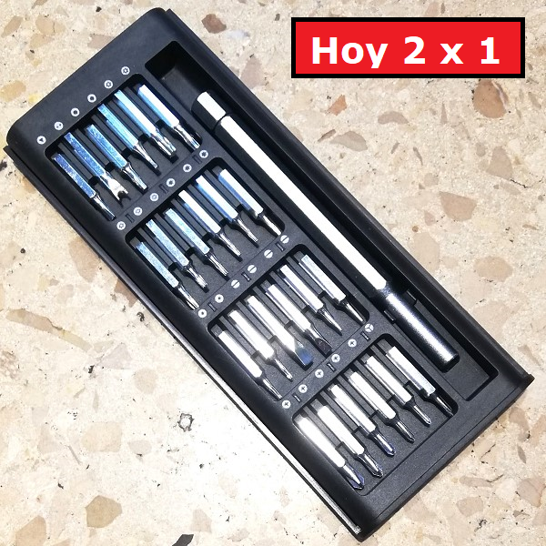 Juego de Destornilladores de Precisión 24 en 1
