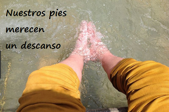 Nuestros pies merecen un descanso